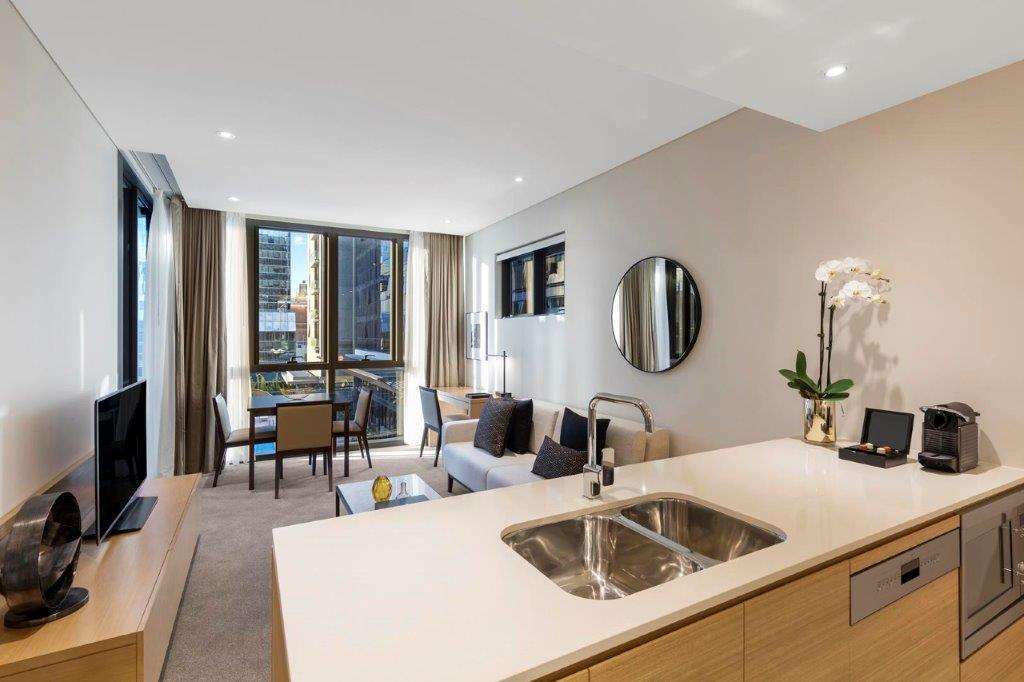 Skye Suites シドニー 部屋 写真 A typical apartment interior